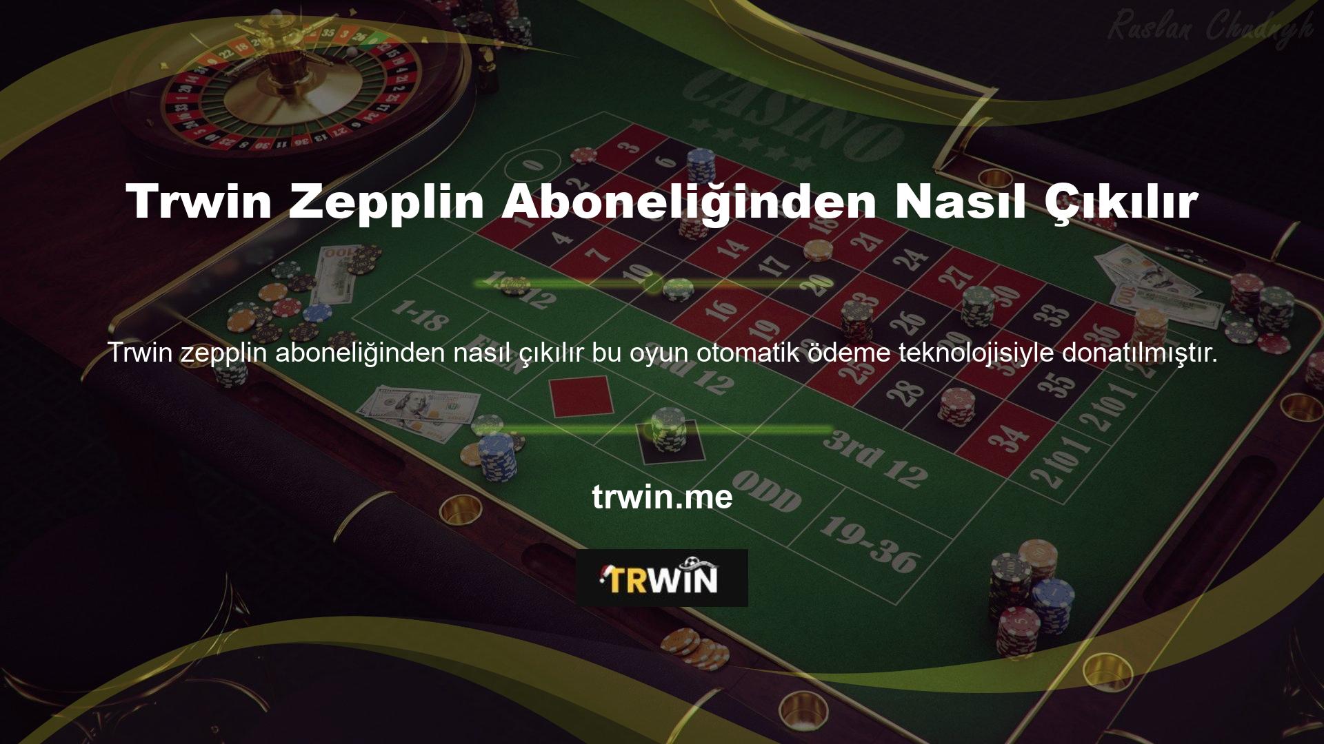 Oyun başlamadan önce kullanıcılar, otomatik bozulma sistemini değiştirmek için Trwin Zepplin'ini seçebilir